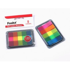 Розділювачі Foska 12*45mm, 5 кольорів*20шт G3355