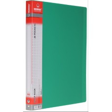Папка А4 20 файлів PP NORMA 600/25мкн зелена  5026-04N