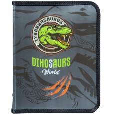 папка на блискавці об'ємна, '' Dino'', 30*190*250 мм, 500мкн PP, 5627-24C, Class папка на блискавці об'ємна, '' Dino'', 30*190*250 мм, 500мкн PP, 5627-24C, Class