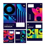 Зошит 96 арк.клітинка Тверда 51706 Creative design, 10/120  5к