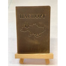 Обкл. на паспорт '' Карта '' шкіра 195х135 шоколад Обкл. на паспорт '' Карта '' шкіра 195х135 шоколад