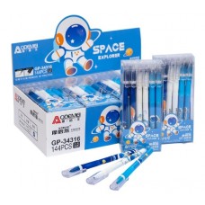 Ручка гелева пиши-стирай Aodemei 34316 Spaceman 0, 5мм синя Ручка гелева пиши-стирай Aodemei 34316 Spaceman 0, 5мм синя