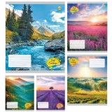 Зошит 12 арк.лінія тверда 52107 Краєвиди 25/600