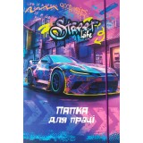 Папка для праці на резинці ф.А4 ''Авто Синє'', Рюкзачок, ПП-1