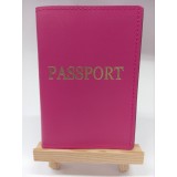 Обкл. на паспорт '' Passport '' шкіра 195х135 темно-рожевий