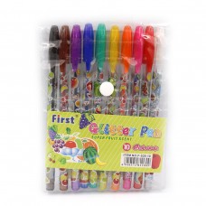 Набір гел. ручок ''Glitter pens'' 10 кол. PVC 023194