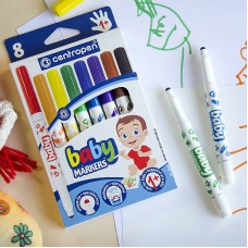 Фломастери CENTROPEN Baby 8 кол. 1-2 мм 8660/08 Фломастери CENTROPEN Baby 8 кол. 1-2 мм 8660/08