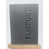 Обкл. на PASSPORT шкіра 195х135 сірий