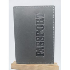 Обкл. на PASSPORT шкіра 195х135 сірий Обкл. на PASSPORT шкіра 195х135 сірий
