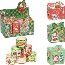 Скотч декоративний Merry Christmas паперовий XM-JD2278 3см*2м