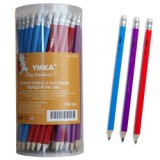 олів. граф., НВ з гумкою, (уп.100шт.в тубі), кол. в ас., ГК45, Умка