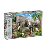 Пазли 500  Слони