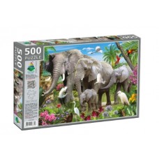 Пазли 500 Слони Пазли 500 Слони