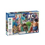Пазли 1000  Цуценята та Кошенята