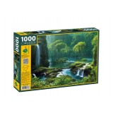 Пазли 1000  Річка в пишних джунглях