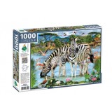 Пазли 1000  Зебри на водопої