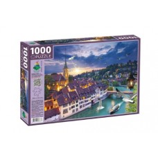 Пазли 1000 Берн, Швейцарія, Схід і захід сонця Пазли 1000 Берн, Швейцарія, Схід і захід сонця