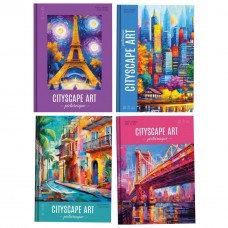 Книга обліку А4 96 арк # ''CITIES'', Рюкзачок Книга обліку А4 96 арк # ''CITIES'', Рюкзачок
