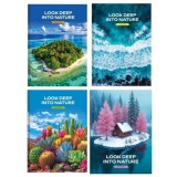 Книга обліку А4 80 арк # ПРИРОДА, Рюкзачок Книга обліку А4 80 арк # ПРИРОДА, Рюкзачок