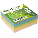 Блок паперу для нотаток 80х80х40мм клеєний класика, Fresh Up арт.FR-3412