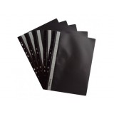 Папка-швидкозшивач А4 Economix Light з перф чорна Е38504-01