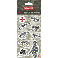 Наліпки полімерні пласкі «Military», 10*18 см