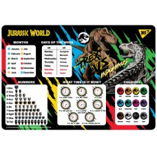 Підкладка для столу YES 42*29см Jurassic World англійська Підкладка для столу YES 42*29см Jurassic World англійська