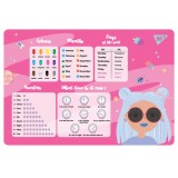 Підкладка для столу YES 42*29см Cosmos англійська Підкладка для столу YES 42*29см Cosmos англійська