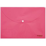 Папка з кнопкою NORMA А4 160мкн ''Pastel'' рожев., 5102-01