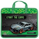 Папка пластик. з текст. ручками KIDIS Supercar 13214
