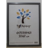Фоторамка 30*40 Юг багет 1611 ДВП+скло б/н св-сірий