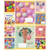 Зошит 48 арк. клітинка 13416 Ароматний BUBBLE GUM 10/80