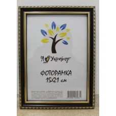 Фоторамка 15*21 Юг багет 1715 ДВП+скло з\н кор.з зол.обрамленням Фоторамка 15*21 Юг багет 1715 ДВП+скло з\н кор.з зол.обрамленням