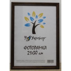 Фоторамка 21*30 Юг багет 1515 б\з ДВП+скло з/н бронза Фоторамка 21*30 Юг багет 1515 б\з ДВП+скло з/н бронза