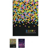 Щоденник недатований А5 160 стор., тв. палітурка сендвіч, ''DIARY. Personalised''