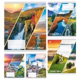 Зошит 18 арк.клітинка Тверда 61205 Природна, 20/400, 10к.