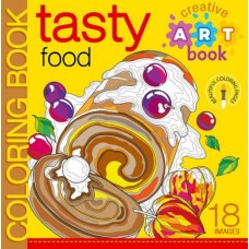 Розмальовка 200 х 200 мм 16 стор Офсет 100 г/м2 скоба диз.TASTY FOOD