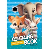 Розмальовка А4 210х297 мм 16 стор офсет 80г/м2 скоба (4+4) диз.Cute Animals Розмальовка А4 210х297 мм 16 стор офсет 80г/м2 скоба (4+4) диз.Cute Animals