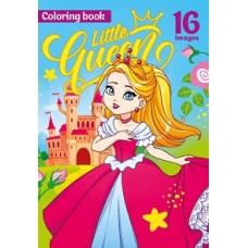 Розмальовка А4 210х297 мм 16 стор офсет 80г/м2 скоба (1+1) диз.Little Queen