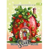 Розмальовка А4 210х297 мм 8 арк офсет 120г/м2 скоба (1+0) Sweet Home