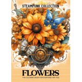 Розмальовка А4 210х297 мм 8 арк офсет 120г/м2 скоба (1+0) Flowers