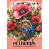 Розмальовка А4 210х297 мм 8 арк офсет 120г/м2 скоба (1+0) Flowers