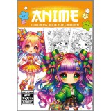Розмальовка А4 210х297 мм 8 арк офсет 100г/м2 скоба (1+0) ANIME Розмальовка А4 210х297 мм 8 арк офсет 100г/м2 скоба (1+0) ANIME