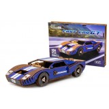 Дерев'яний 3D конструктор ''FAST CAR GT''синій
