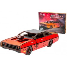 Дерев'яний 3D конструктор Fast Furious ( червона)