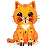 Дерев'яний 3D конструктор ''Turbo Cat''