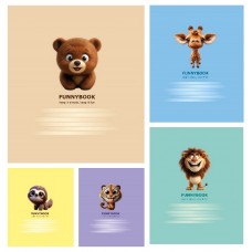 Зошит Fаmily Line 24 арк # Funnybook, мокрий шовк+УФ, зворотня задруківка 20/160 Зошит Fаmily Line 24 арк # Funnybook, мокрий шовк+УФ, зворотня задруківка 20/160