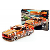 Дерев'яний 3D конструктор Muscle car GT (червона) в картонній упаковці