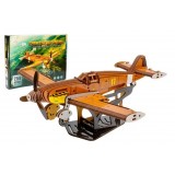 Дерев'яний 3D конструктор Винищувач Bf 109