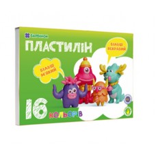 пластилін 16 кольорів, 320гр пластилін 16 кольорів, 320гр
